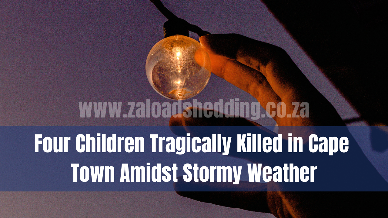 Four Children Tragically Killed in Cape Town Amidst Stormy Weather