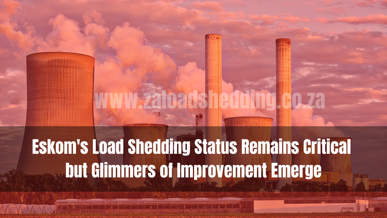 Eskom's Load Shedding Status Remains Critical but Glimmers of Improvement Emerge